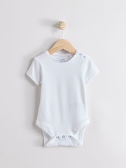 Blue Check Baby Woven Dungaree and Bodysuit Set (0mths-2yrs) - Image 3 of 8