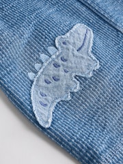 Blue Croc Baby Denim Dungaree and Bodysuit Set (0mths-2yrs) - Image 7 of 8