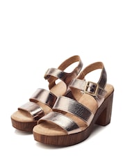 Moda In Pelle Nafiah H-Band Block Heel Sandals - Image 2 of 4