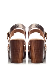 Moda In Pelle Nafiah H-Band Block Heel Sandals - Image 3 of 4