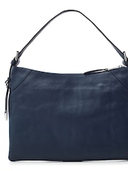 Moda in Pelle Blue Jasmine Clean Slouch Shoulder Bag - Image 3 of 4