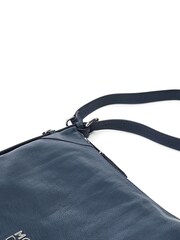 Moda in Pelle Blue Jasmine Clean Slouch Shoulder Bag - Image 4 of 4