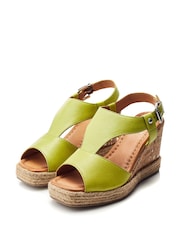 Moda In Pelle Petrina T Bar Front Wedge Sandals - Image 3 of 4