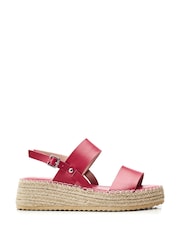 Moda In Pelle Nashay Two Part Low Espadrille Wedges - Image 1 of 4