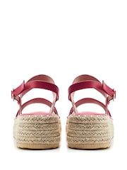 Moda In Pelle Nashay Two Part Low Espadrille Wedges - Image 2 of 4