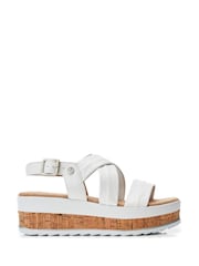 Moda in Pelle ROMANI ASSYMETRIC PART CORK SPORT WEDGE - Image 1 of 1