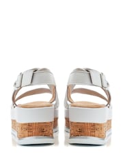 Moda in Pelle ROMANI ASSYMETRIC PART CORK SPORT WEDGE - Image 3 of 4