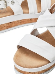 Moda in Pelle ROMANI ASSYMETRIC PART CORK SPORT WEDGE - Image 4 of 4