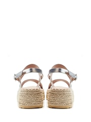 Moda In Pelle Nashay Two Part Low Espadrille Wedges - Image 2 of 4