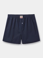 Aubin Blue Forbes Woven Boxers - Image 1 of 1