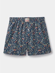 Aubin Blue Forbes Woven Boxers - Image 1 of 2