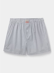 Aubin Blue Forbes Woven Boxers - Image 1 of 1