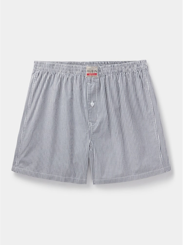 Aubin Blue Forbes Woven Boxers - Image 1 of 1