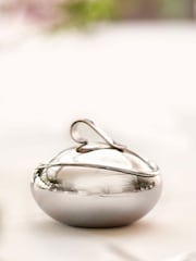 Robert Welch Steel Drift Sugar Pot 300ml with Lid - Image 1 of 4