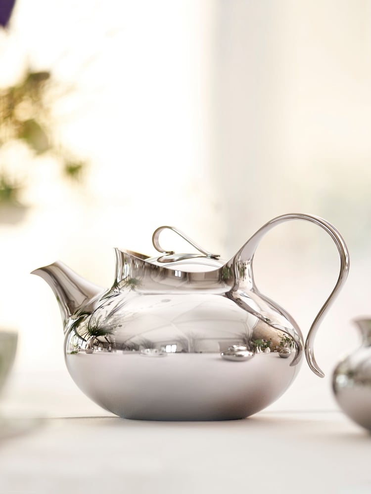 Robert Welch Steel Drift Teapot 900ml - Image 1 of 4