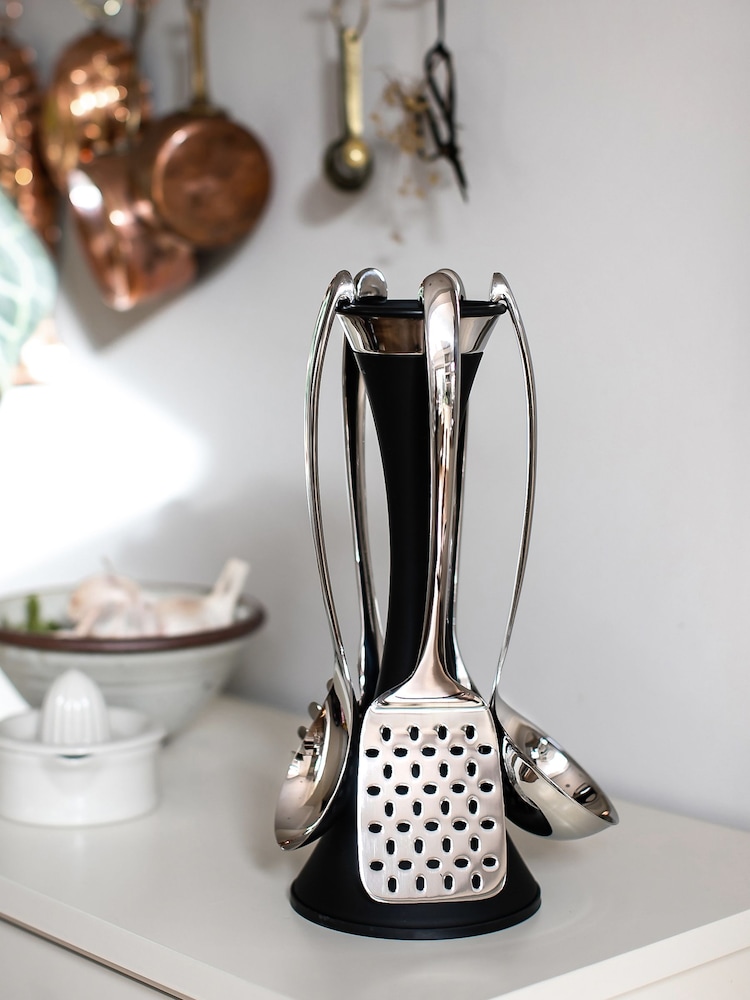 Robert Welch Signature Utensils & Stand Set - Image 1 of 4