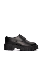 Clarks Black Leather Page Walk Shoes - Image 1 of 1