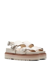 Clarks Cream Interest Orianna Glide Sandals - Image 4 of 7