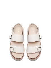 Clarks Cream Interest Orianna Glide Sandals - Image 6 of 7