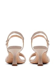 Naturalny - Clarks Leather Amali May Sandals - Image 5 of 7