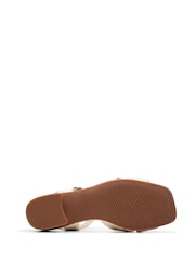 Clarks Gold Lea Serina35 Cross Sandals - Image 3 of 6
