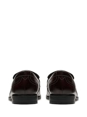 Clarks Dark Brown Leather Brandon Step Loafers - Image 5 of 7
