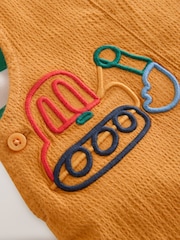 Bright Transport Baby Woven Dungaree and Bodysuit Set (0mths-2yrs) - Image 7 of 7
