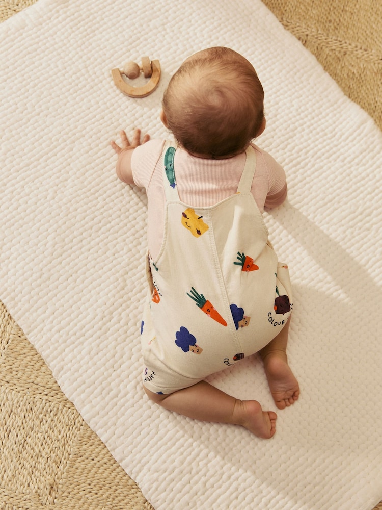 Fruits et légumes - Ensemble salopette et body pour bébé (0mths-2yrs) - Image 4 of 10