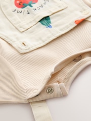 Fruit/Veg Baby Dungarees and Bodysuit Set (0mths-2yrs) - Image 8 of 10