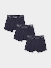 Aubin Blue Toft Boxer Shorts 3 Pack - Image 1 of 3