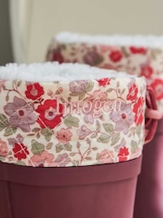 My 1st Years Personalised Floral Welly Boots - Image 2 of 5