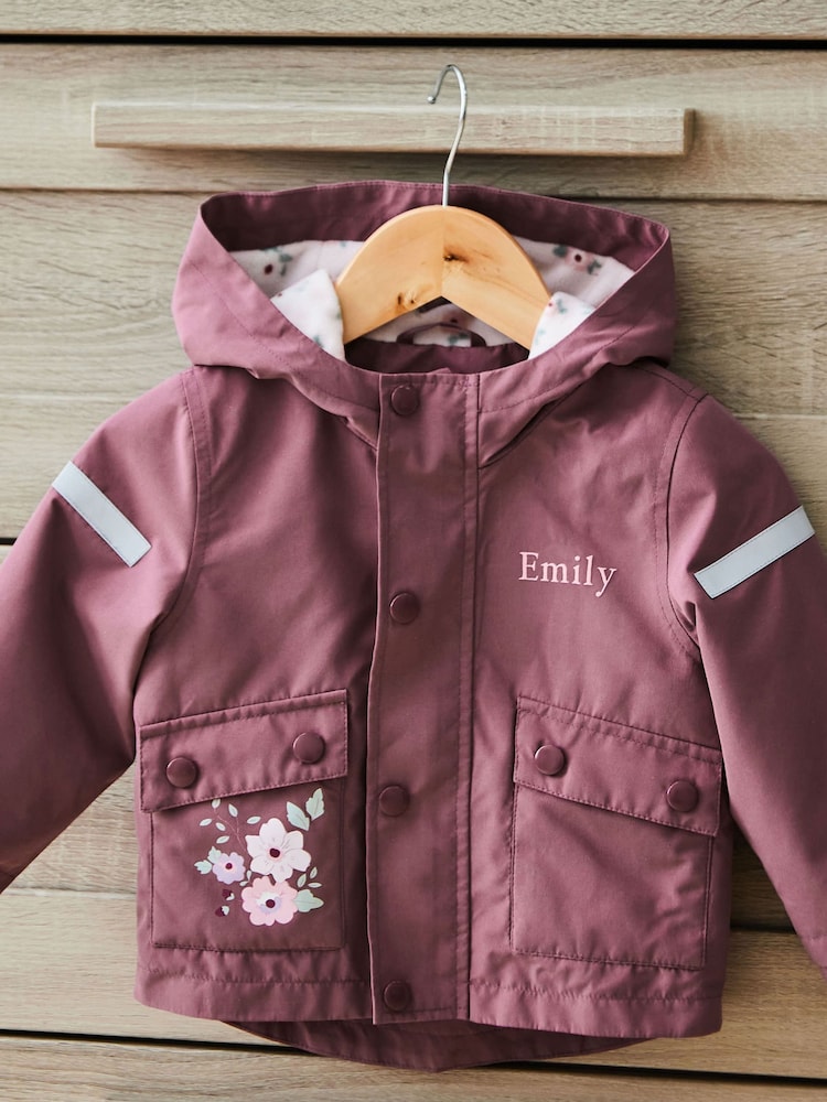 My 1st Years Personalised Floral Raincoat - Image 1 of 7 My 1st Years Personalised Floral Raincoat - Image 1 of 7