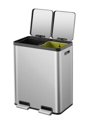 EKO Stainless Steel Ecocasa Recycling Bin 30+30L - Image 3 of 4
