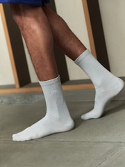 White EDIT Sports Socks 3 Pack - Image 1 of 5