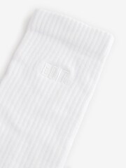 White EDIT Sports Socks 3 Pack - Image 5 of 5