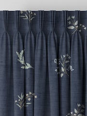 Historic Royal Palaces Midnight Victoria Sprigs Made To Measure Curtains - Image 6 of 10