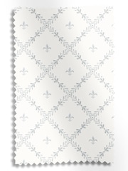 Historic Royal Palaces Dove Grey Fleur De Lis Made To Measure Curtains - Image 10 of 10