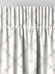Historic Royal Palaces Dove Grey Fleur De Lis Made To Measure Curtains - Image 7 of 10