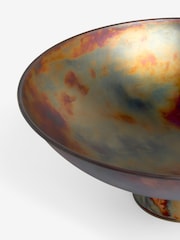 French Connection Copper Patina Metal Fruit Bowl - Image 4 of 4