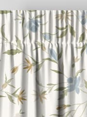 Historic Royal Palaces Duck Egg Royal Court Floral Made To Measure Curtains - Image 6 of 10