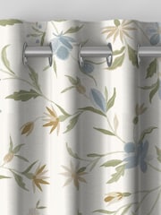 Historic Royal Palaces Duck Egg Royal Court Floral Made To Measure Curtains - Image 8 of 10