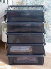 Wham Tint Smoke Set of 5 Crystal 32L Box & Lid - Image 1 of 6
