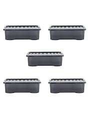 Wham Tint Smoke Set of 5 Crystal 32L Box & Lid - Image 5 of 6