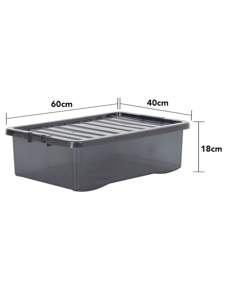 Wham Tint Smoke Set of 5 Crystal 32L Box & Lid - Image 6 of 6 Wham Tint Smoke Set of 5 Crystal 32L Box & Lid - Image 6 of 6