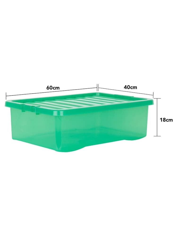 Wham Tint Leprechaun Green Set of 5 Crystal 32L Box & Lid - Image 5 of 5