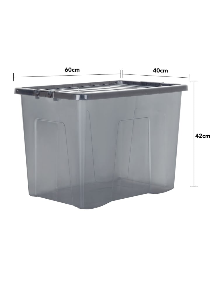 Wham Tint Smoke Set of 3 Crystal 80L Box & Lid - Image 6 of 6 Wham Tint Smoke Set of 3 Crystal 80L Box & Lid - Image 6 of 6