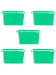 Wham Tint Leprechaun Green Set of 5 Crystal 28L Box & Lid - Image 4 of 5