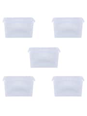 Wham Clear Set of 5 Crystal 37L Box & Lid - Image 4 of 5