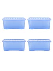 Wham Tint Blue Set of 4 Crystal Sparkle 45L Box & Lid - Image 5 of 6