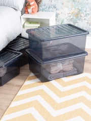 Wham Tint Smoke Set of 4 Crystal 45L Box & Lid - Image 2 of 6